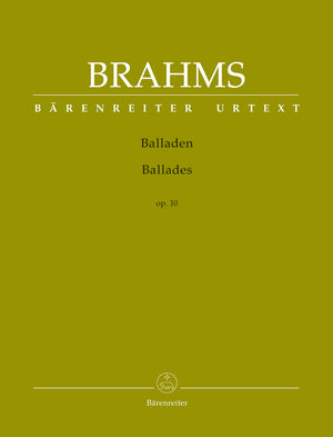 Brahms: 4 Ballades, Op. 10