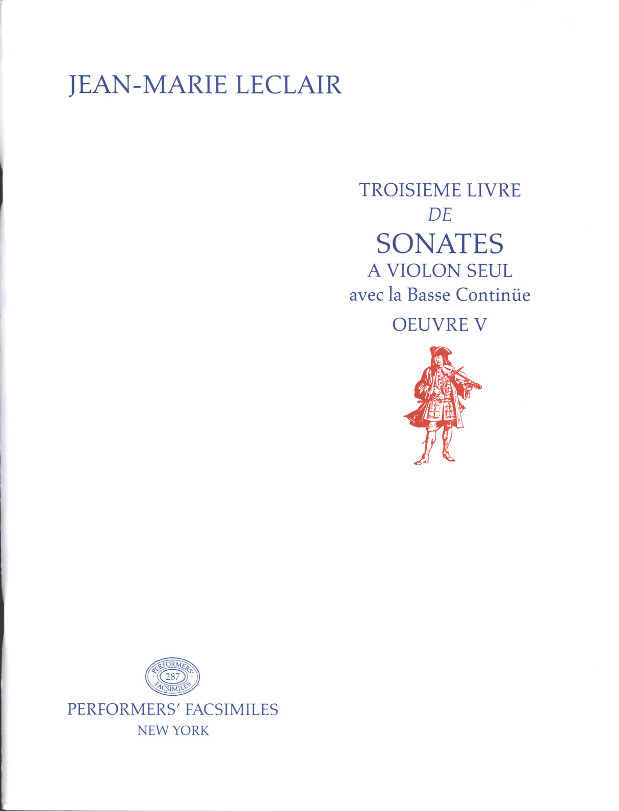 Leclair: 12 Violin Sonatas, Op. 5