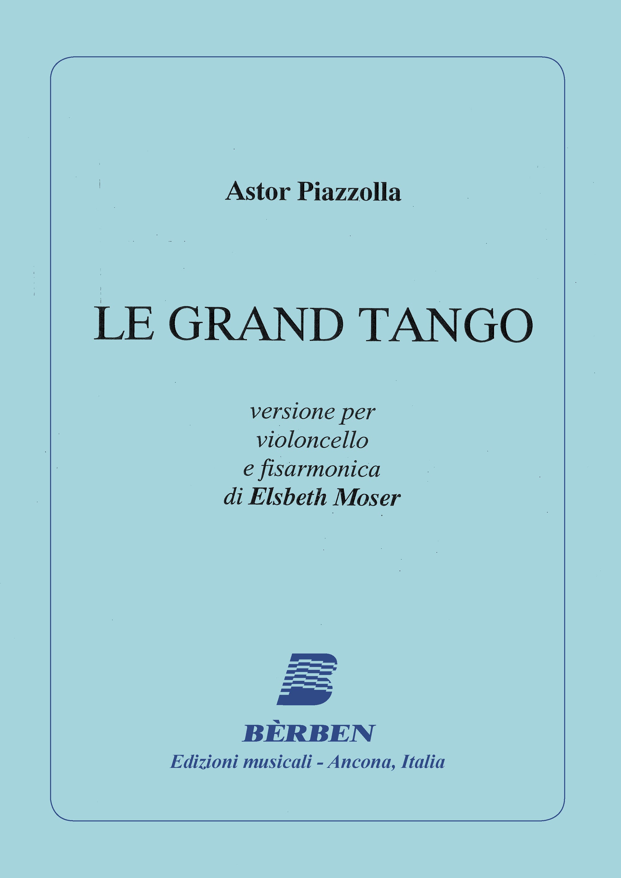Piazzolla: Le grand tango (arr. for cello & accordion)