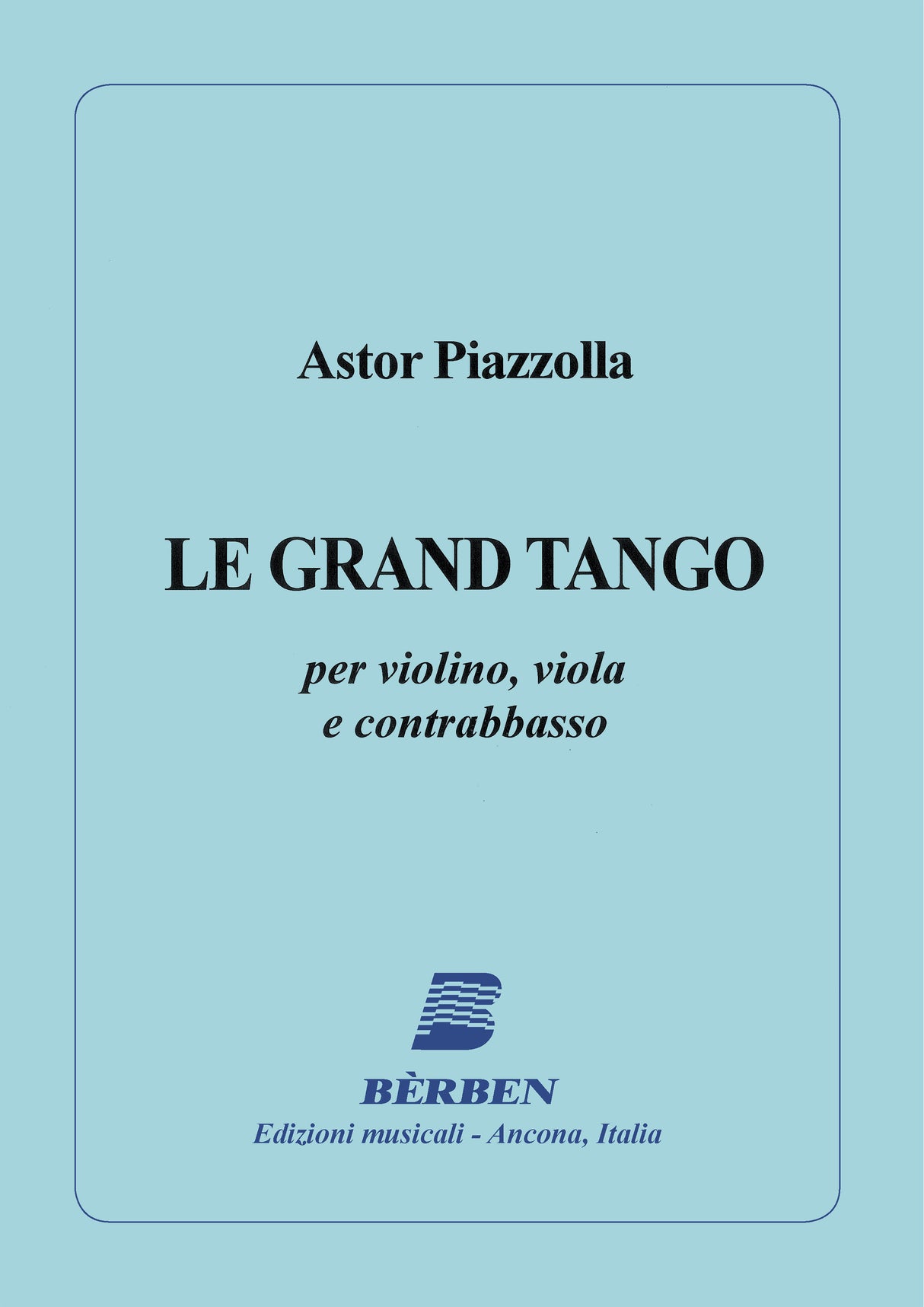 Piazzolla: Le grand tango (arr. for violin, viola & double bass)