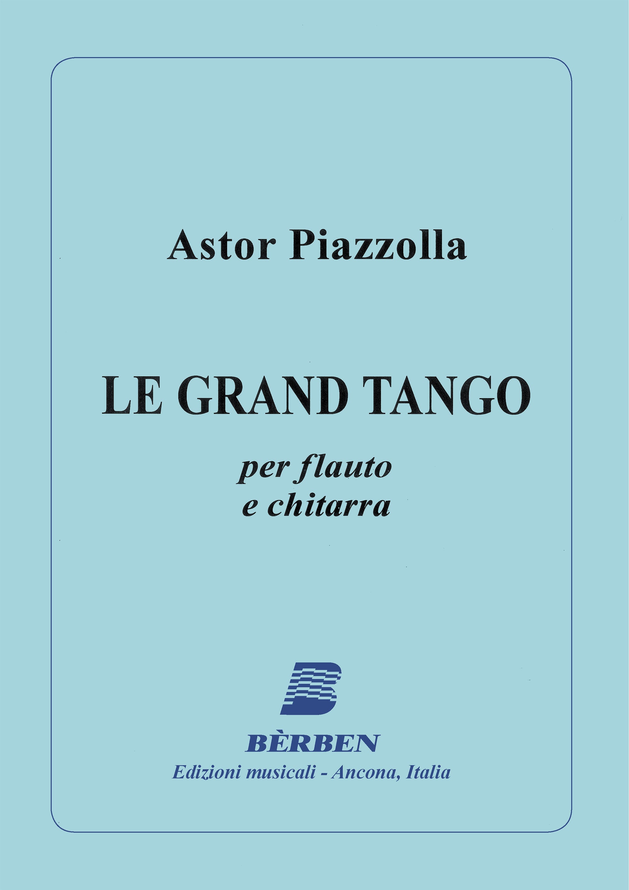 Piazzolla: Le grand tango (arr. for flute & guitar)