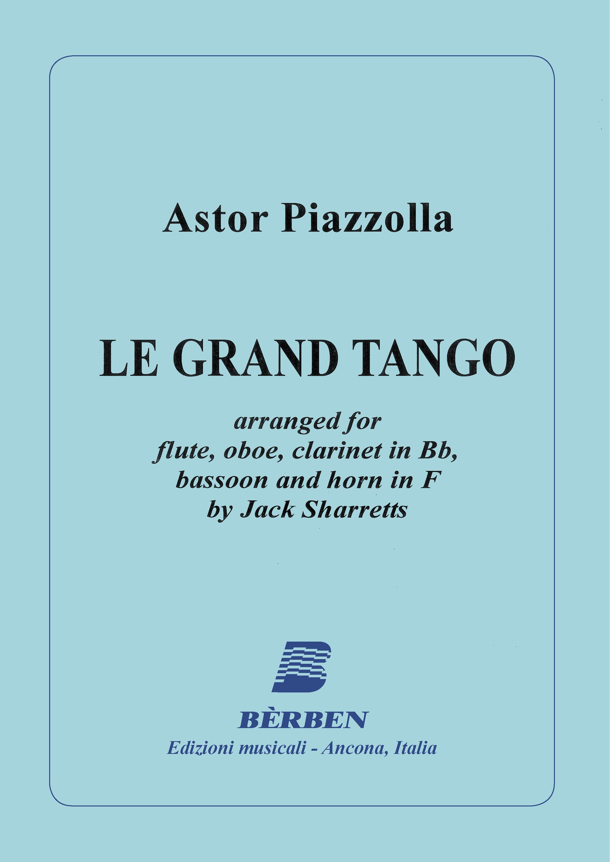 Piazzolla: Le grand tango (arr. for wind quintet)