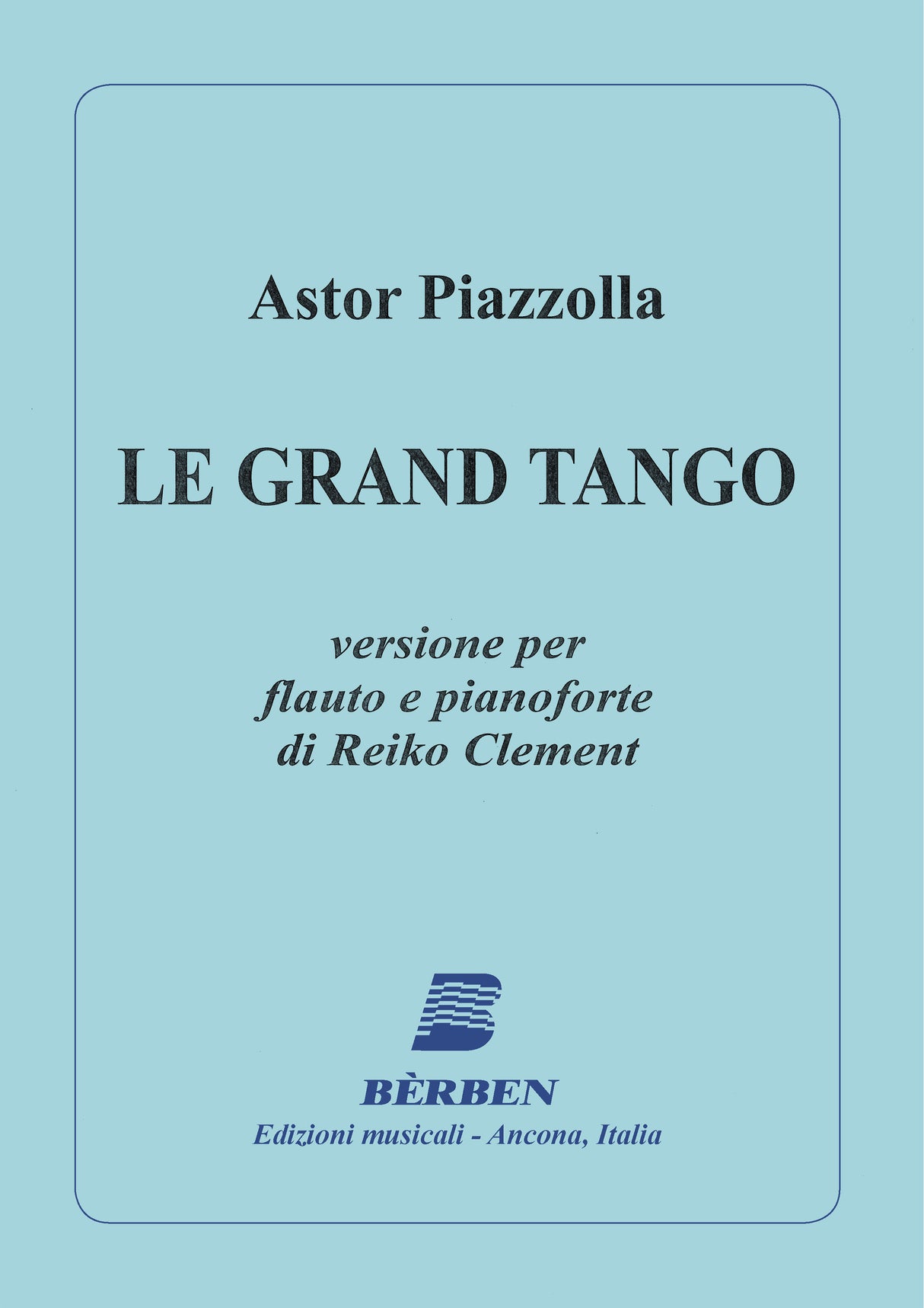 Piazzolla: Le grand tango (arr. for flute & piano)