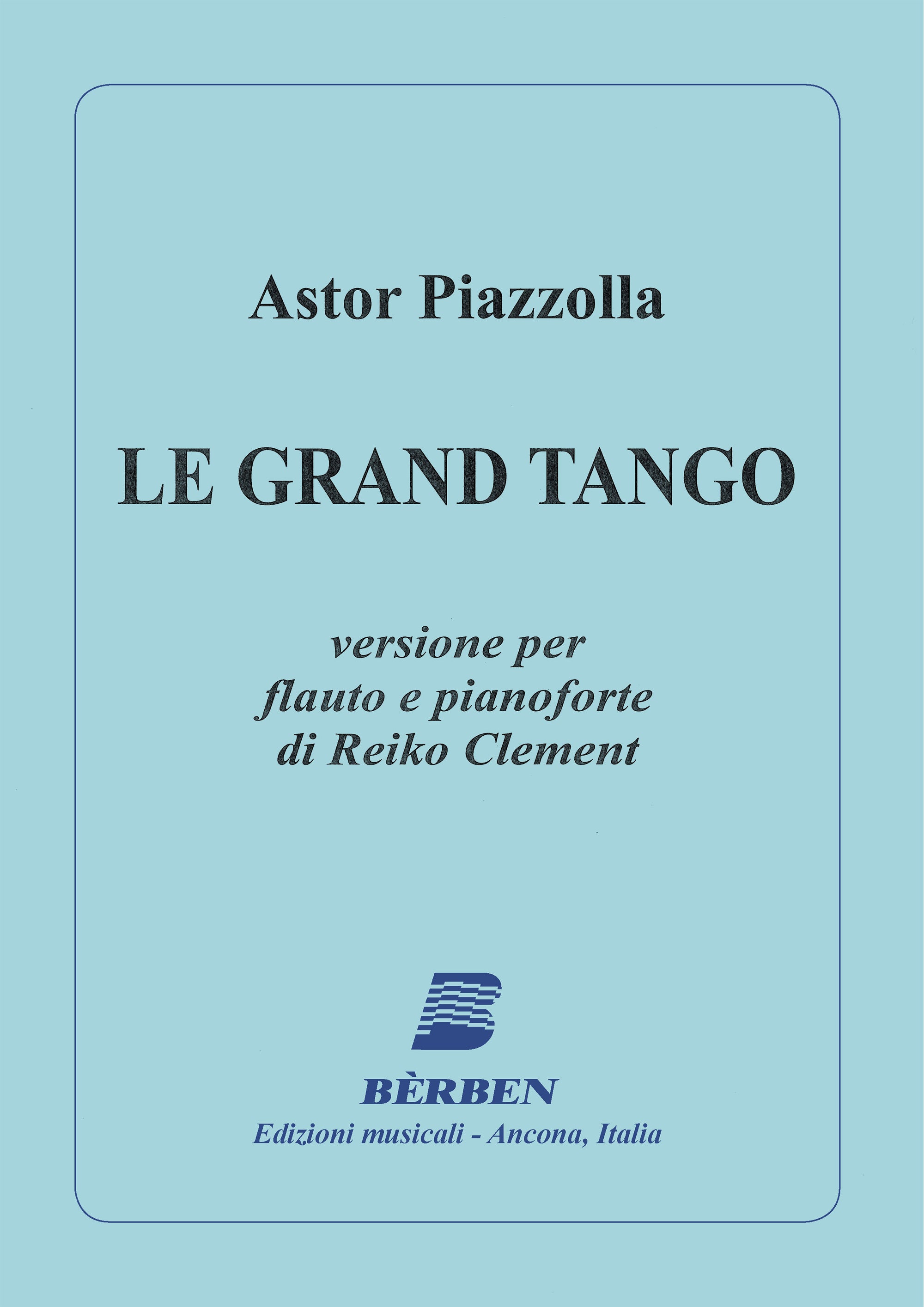 Piazzolla: Le grand tango (arr. for flute & piano)