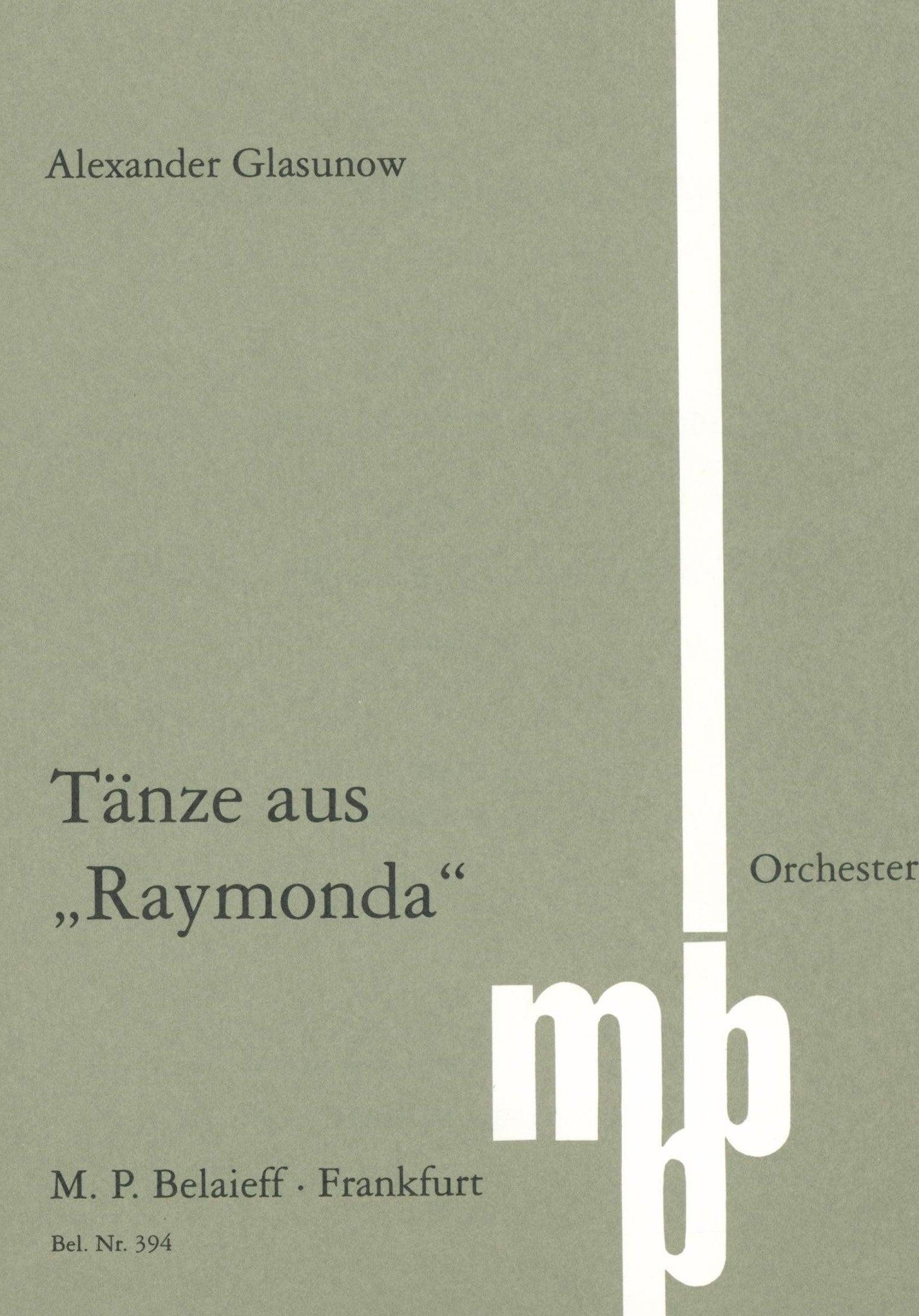 Glazunov: Dances from Raymonda, Op. 57