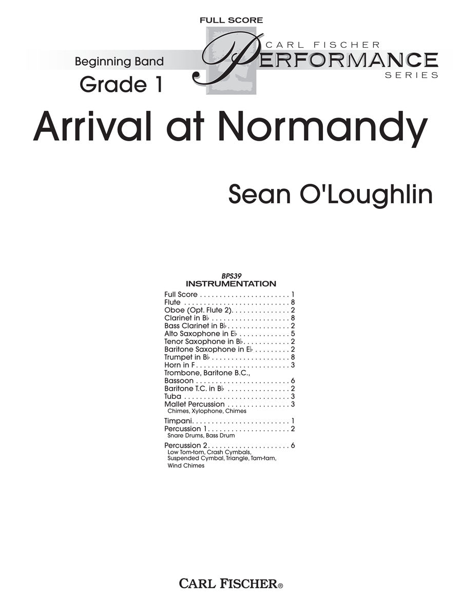O'Loughlin: Arrival At Normandy