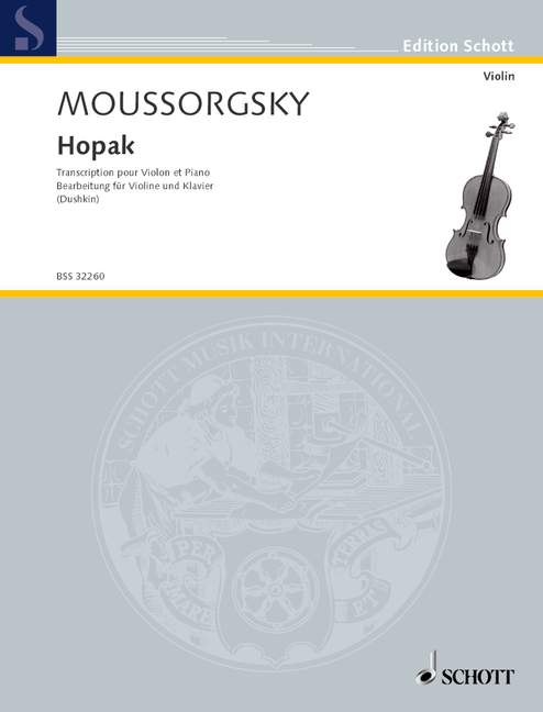 Mussorgsky: Hopak (arr. for violin & piano)