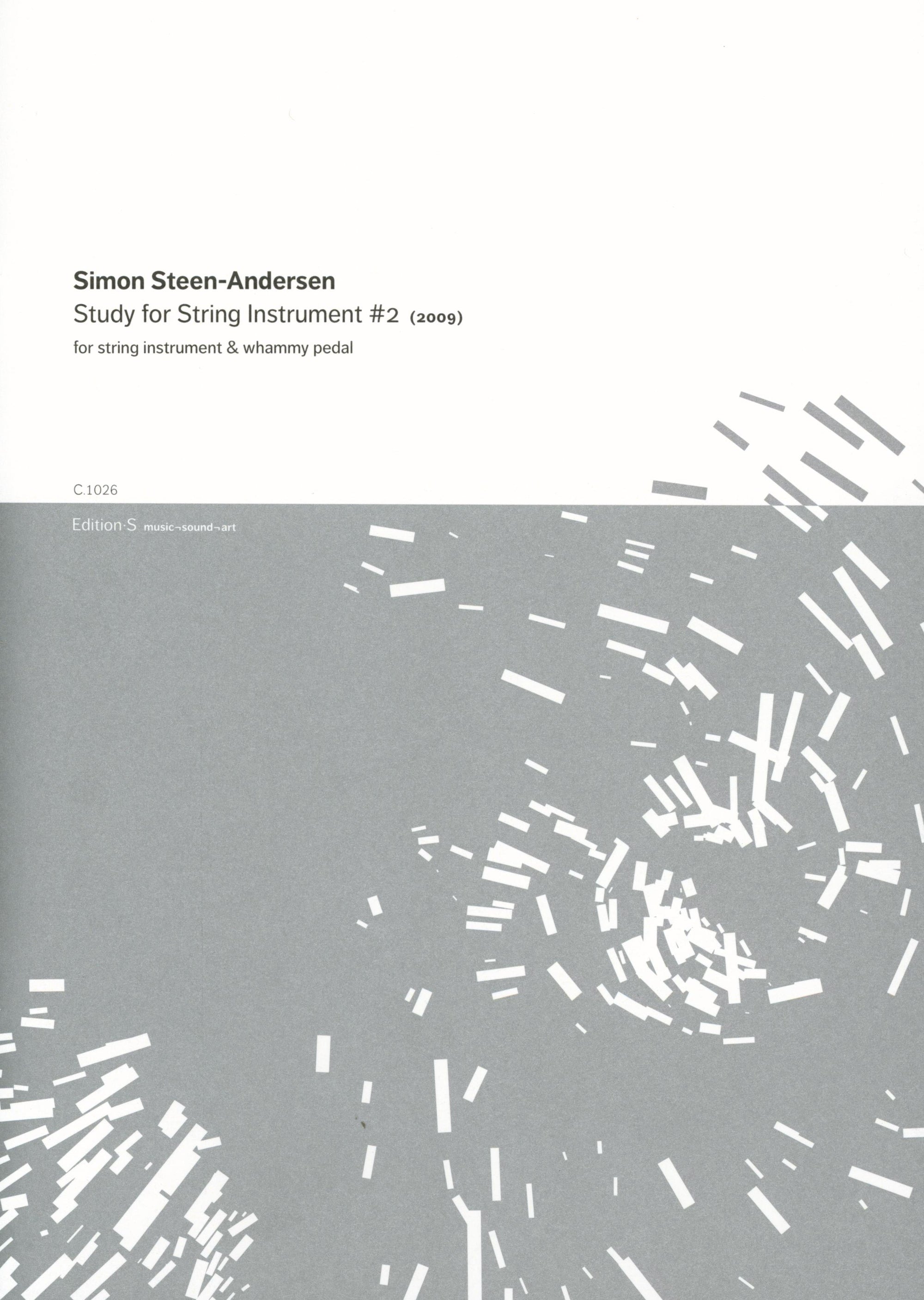 Steen-Andersen: Study for String Instrument No. 2