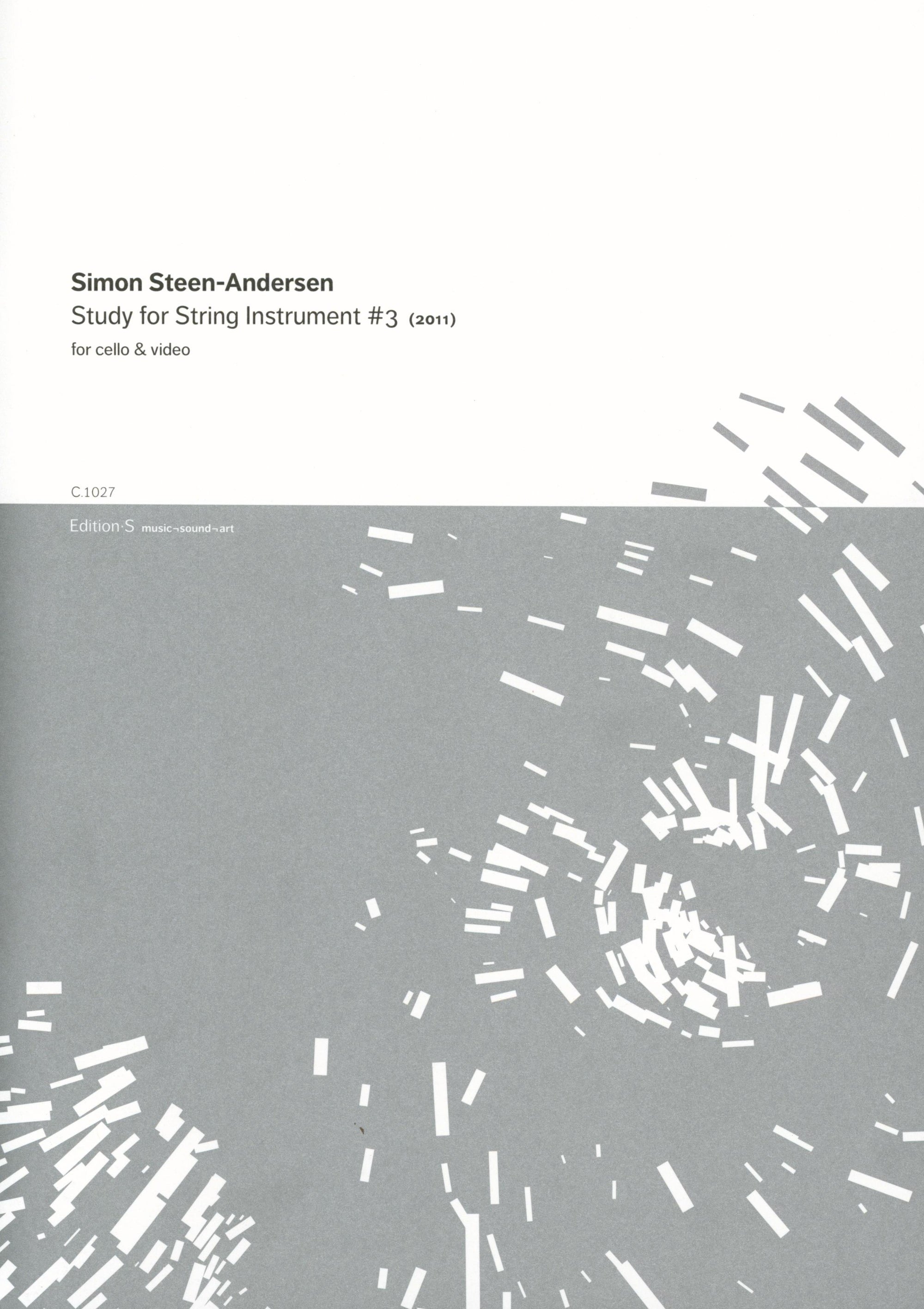 Steen-Andersen: Study for String Instrument No. 3