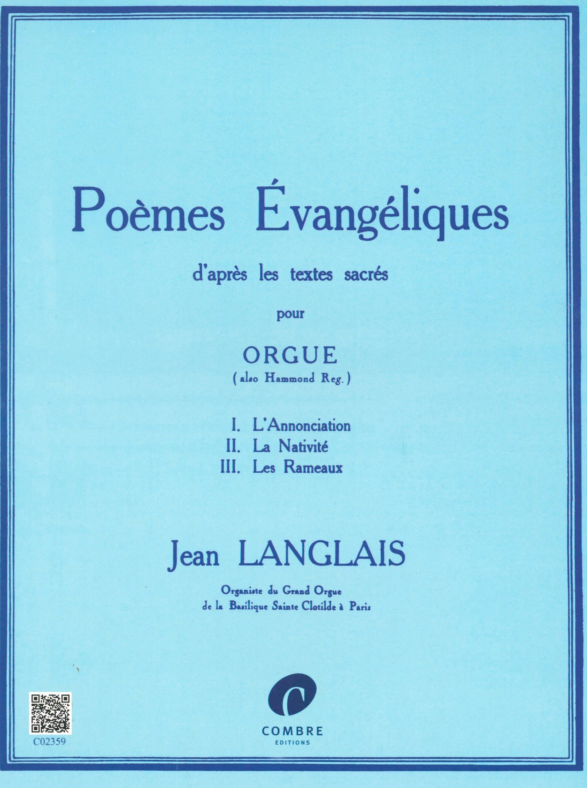 Langlais: Poèmes évangéliques