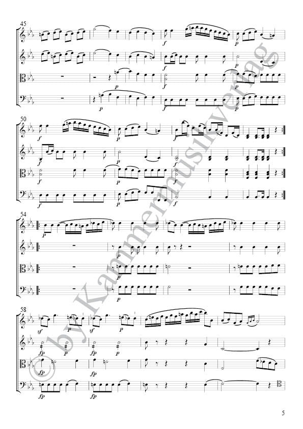 Boccherini: String Quartet in E-flat Major, G 197, Op. 26, No. 3
