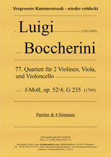 Boccherini: String Quartet in F Minor, G 235, Op. 52, No. 4