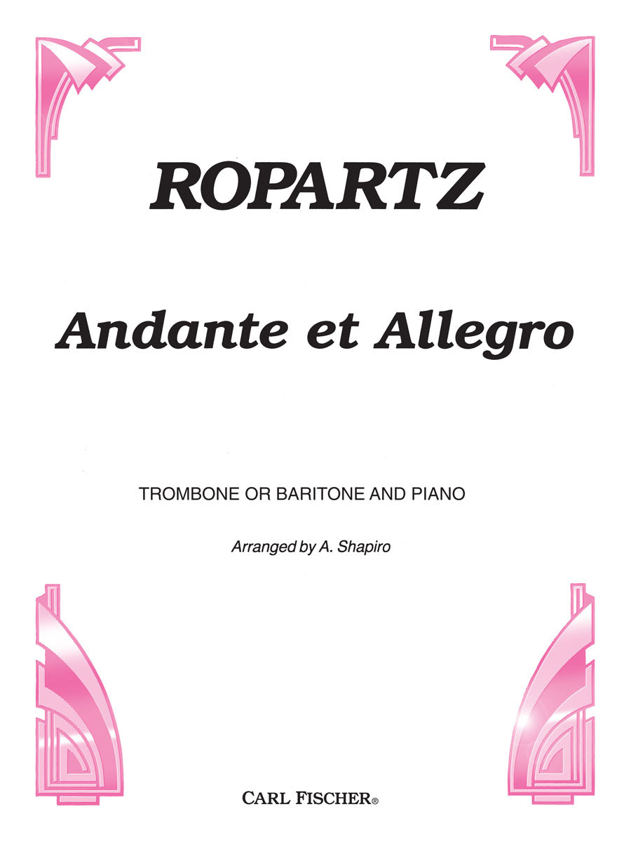 Ropartz: Andante & Allegro (arr. for trombone & piano)