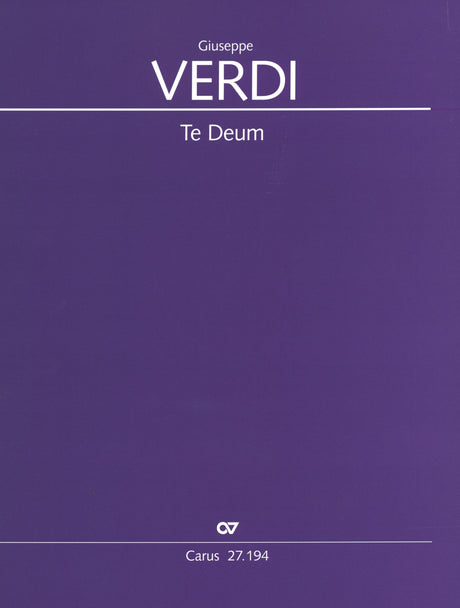 Verdi: Te Deum