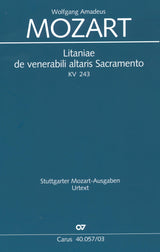 Mozart: Litaniae de venerabili altaris Sacramento, K. 243