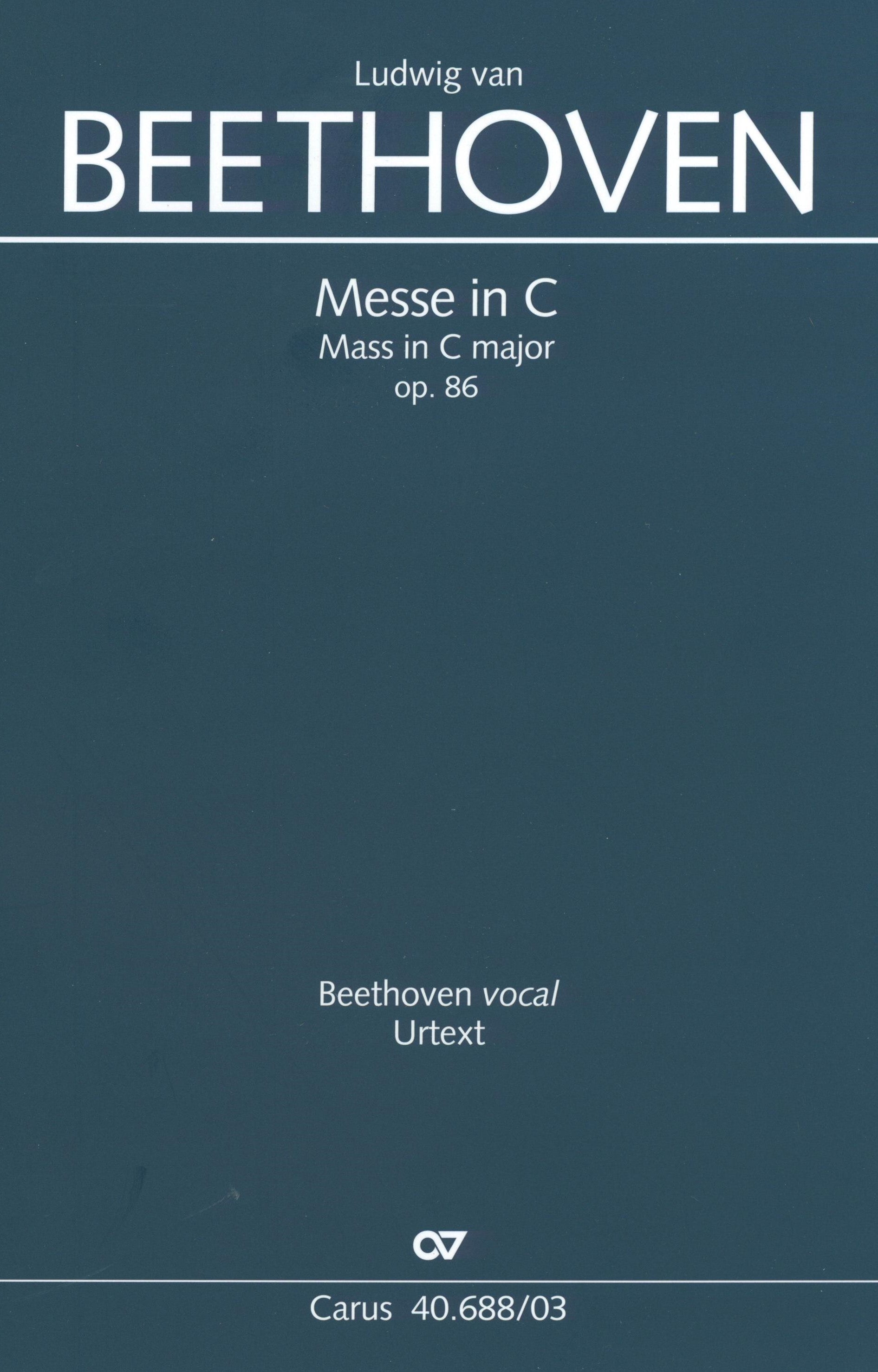 Beethoven: Mass in C Major, Op. 86