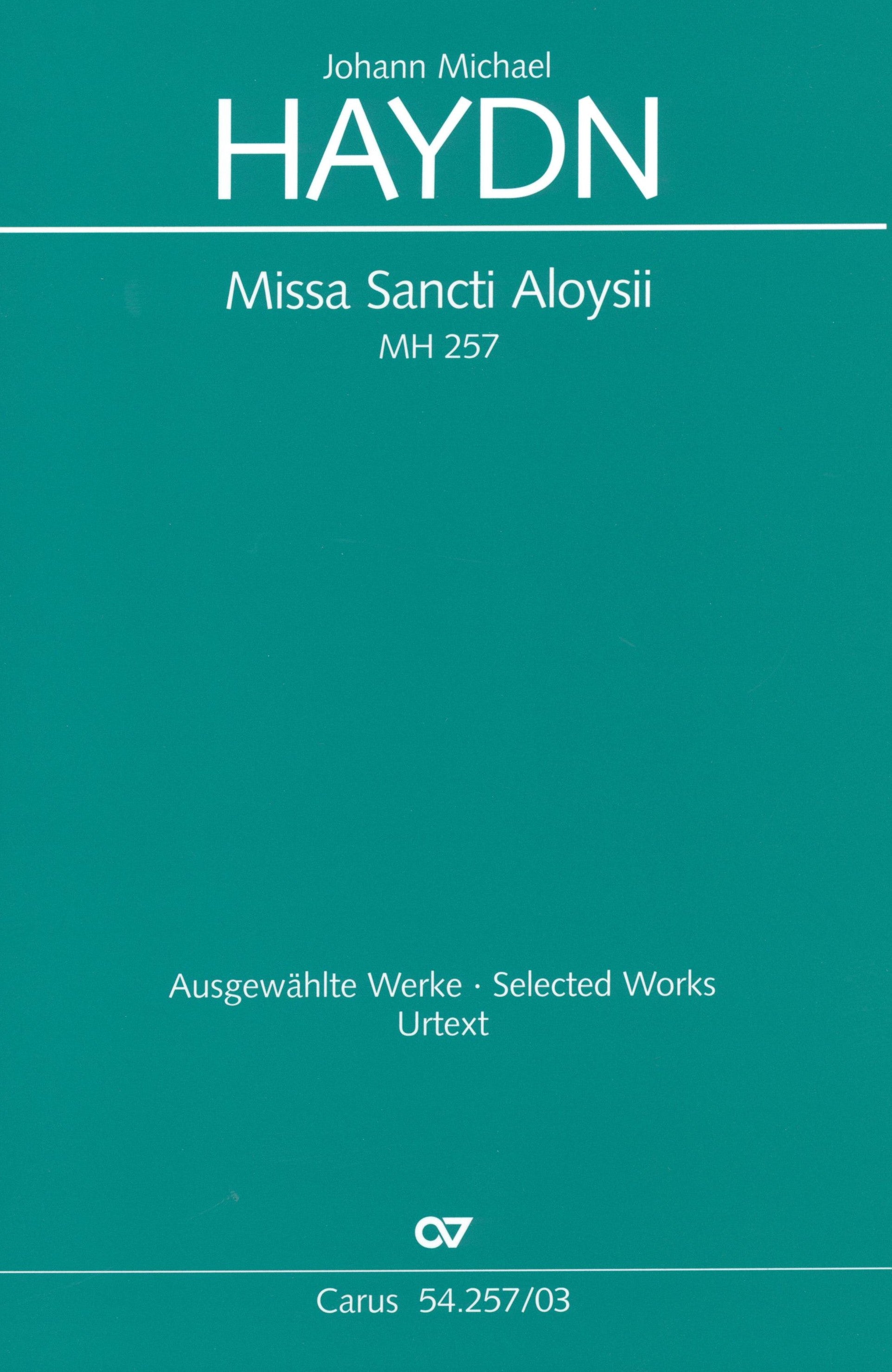 M. Haydn: Missa Sancti Aloysii, MH 257