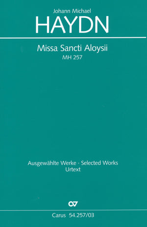 M. Haydn: Missa Sancti Aloysii, MH 257