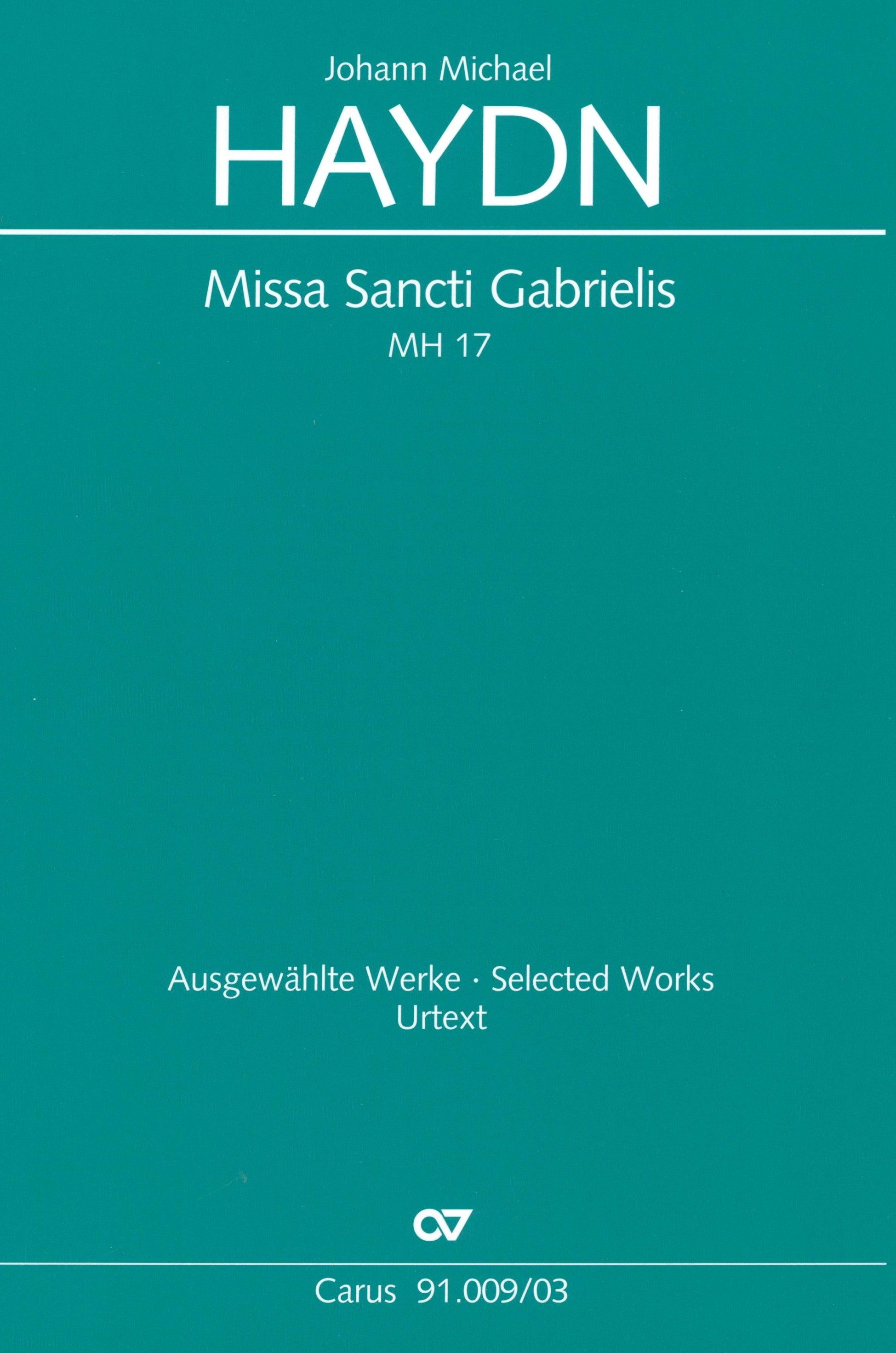 M. Haydn: Missa Sancti Gabrielis, MH 17