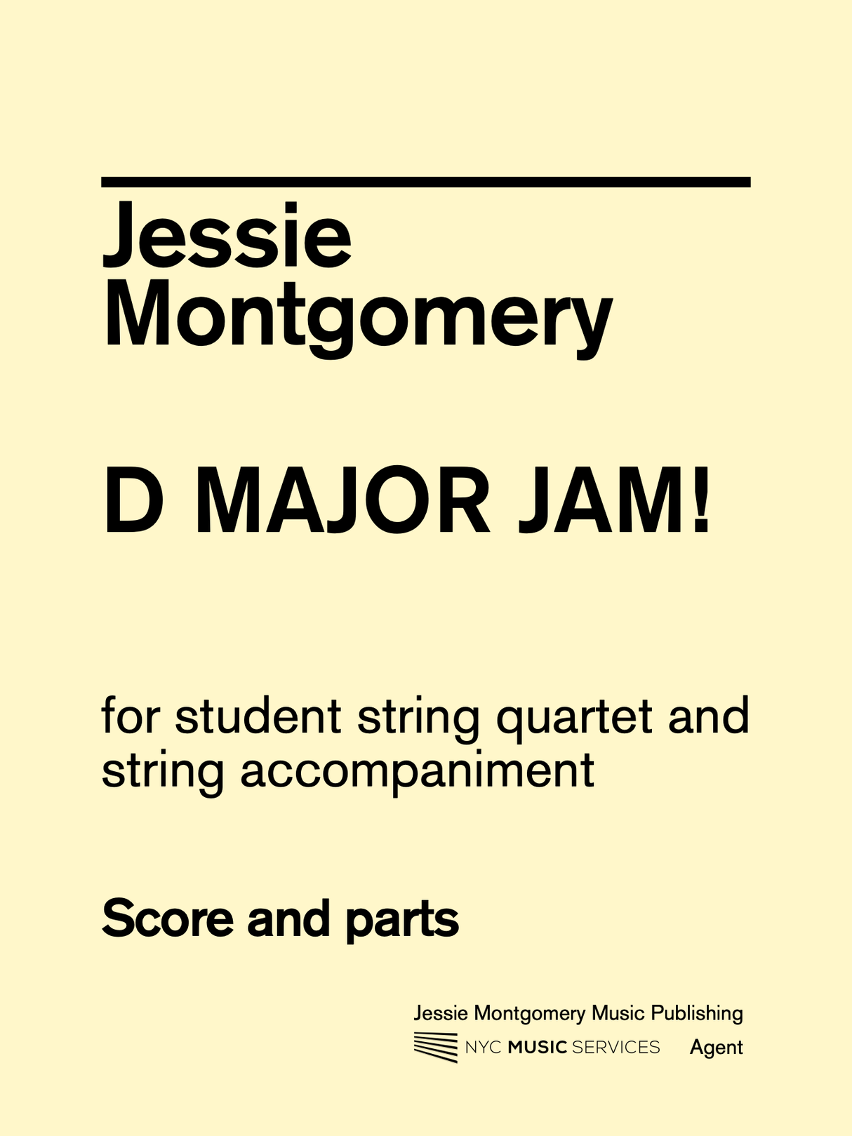 Montgomery: Jam! in D Major