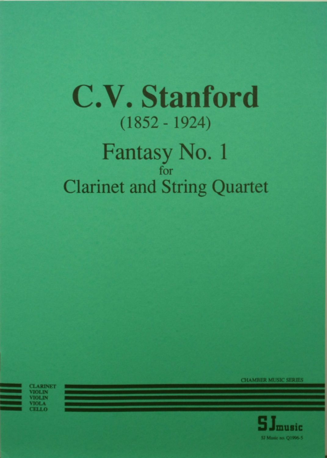 Stanford: Fantasy No. 1 in G Minor for Clarinet & String Quartet