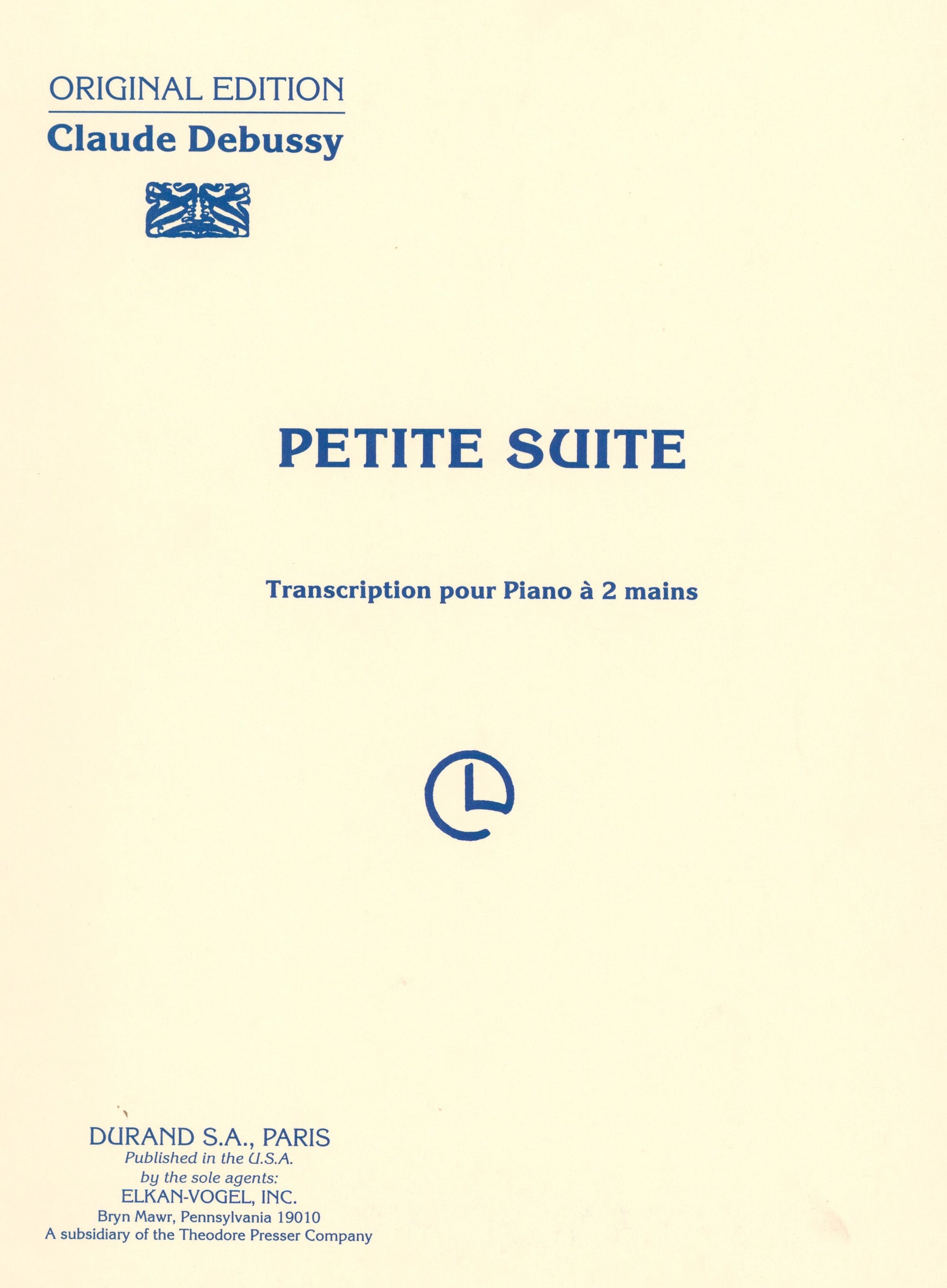 Debussy: Petite Suite (transc. for solo piano)