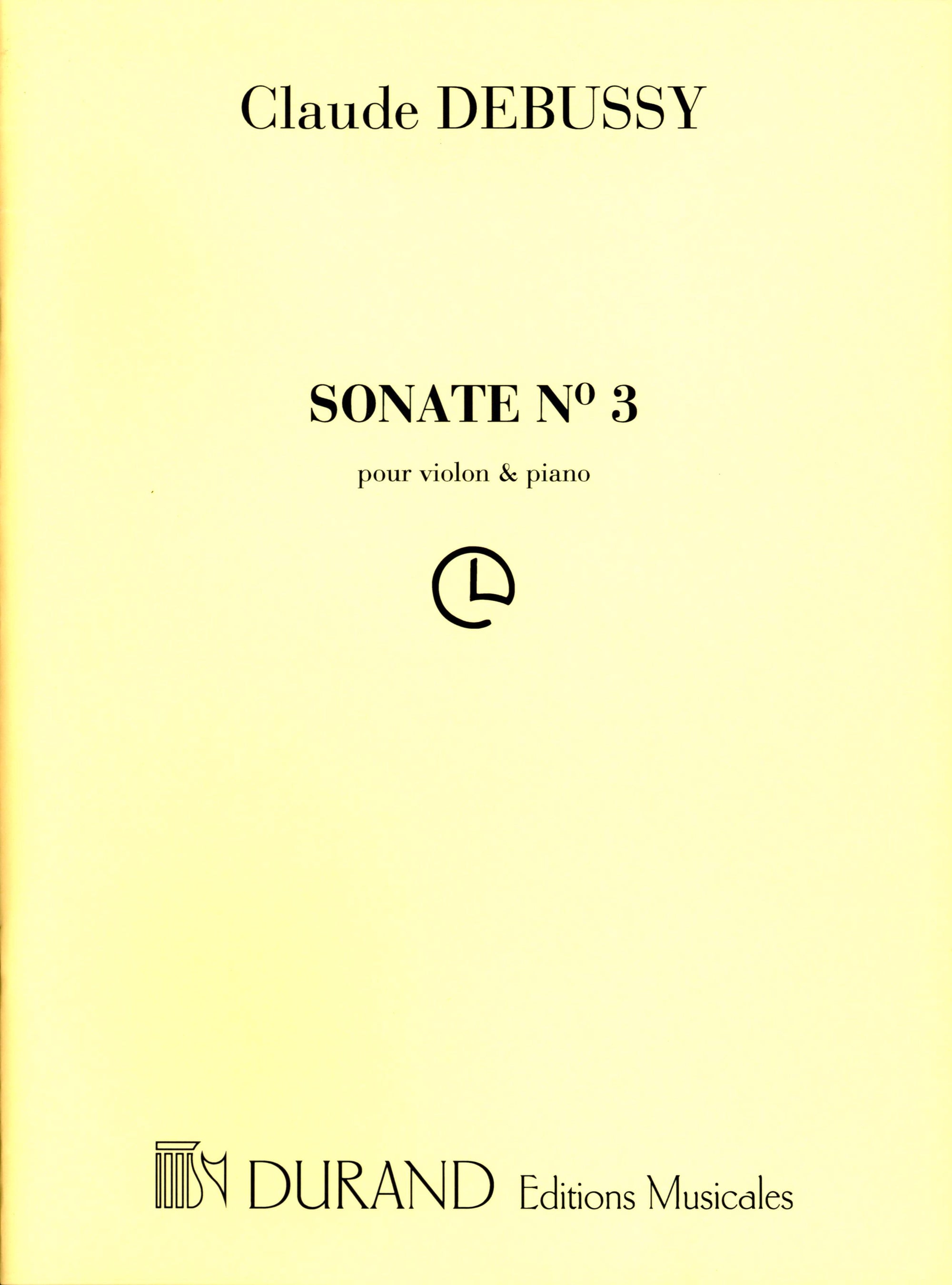 Debussy: Violin Sonata in G Minor