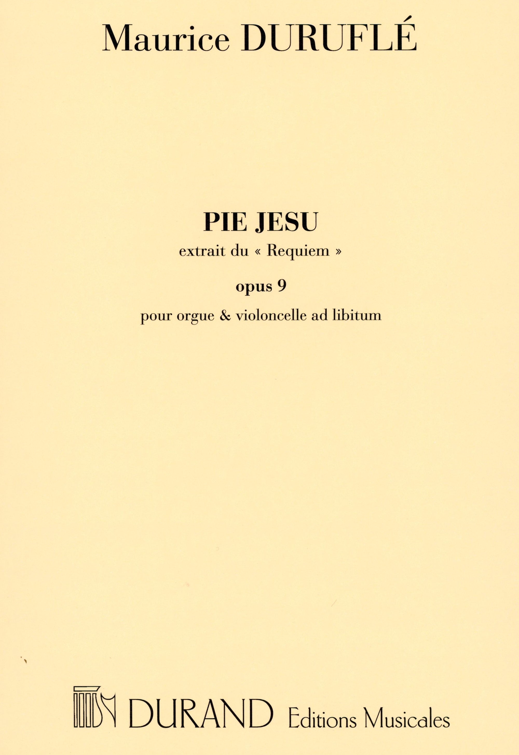 Duruflé: Pie Jesu from Requiem, Op. 9