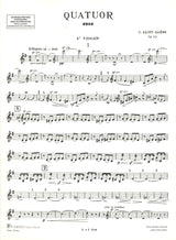 Saint-Saëns: String Quartet No. 1, Op. 112