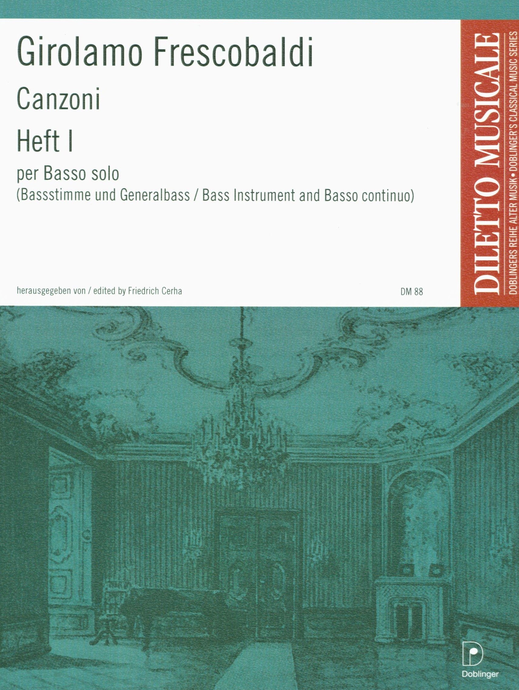 Frescobaldi: Canzoni for Solo Bass Instrument & Continuo - Volume 1