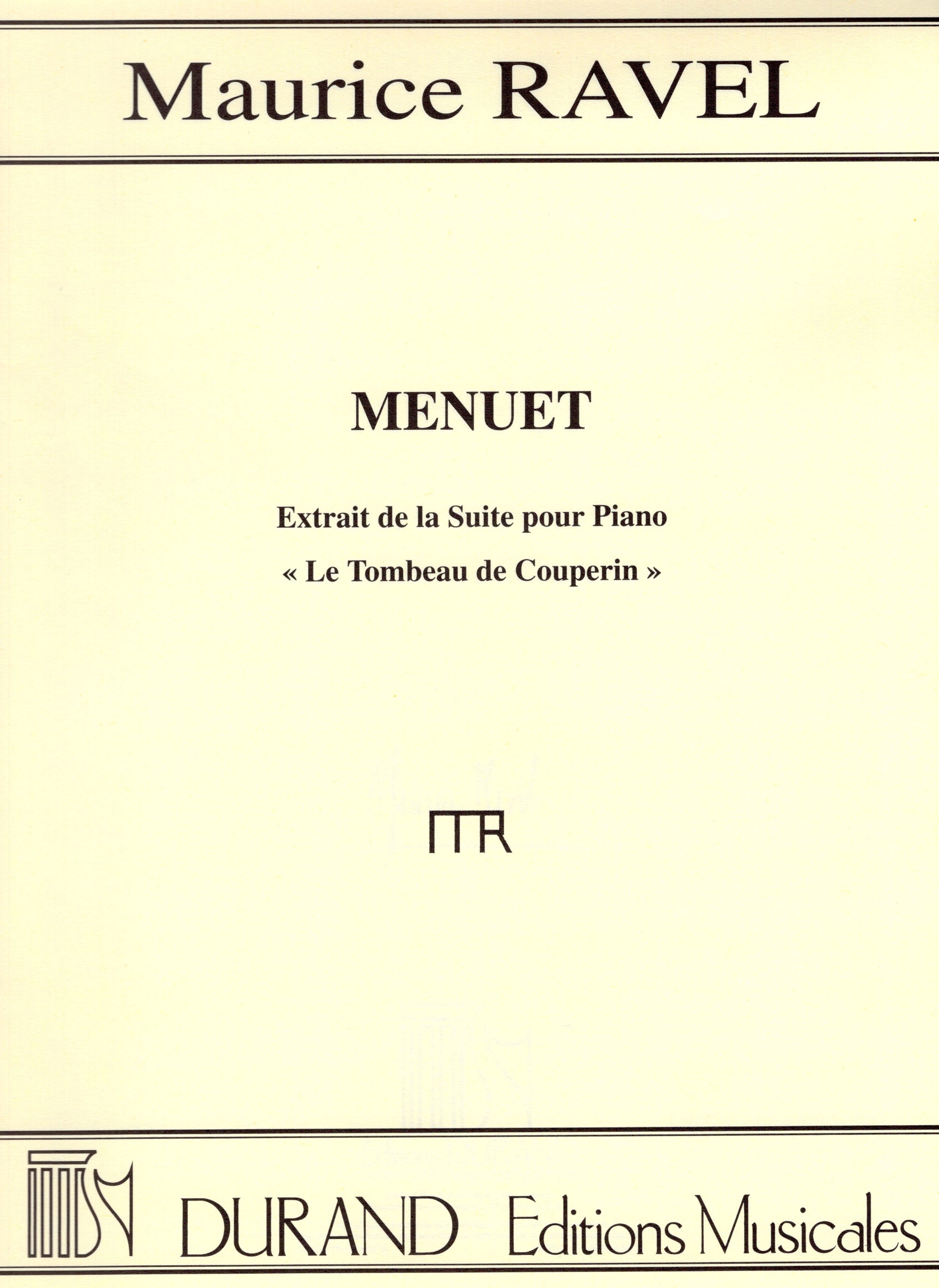 Ravel: Menuet (from Le Tombeau de Couperin)