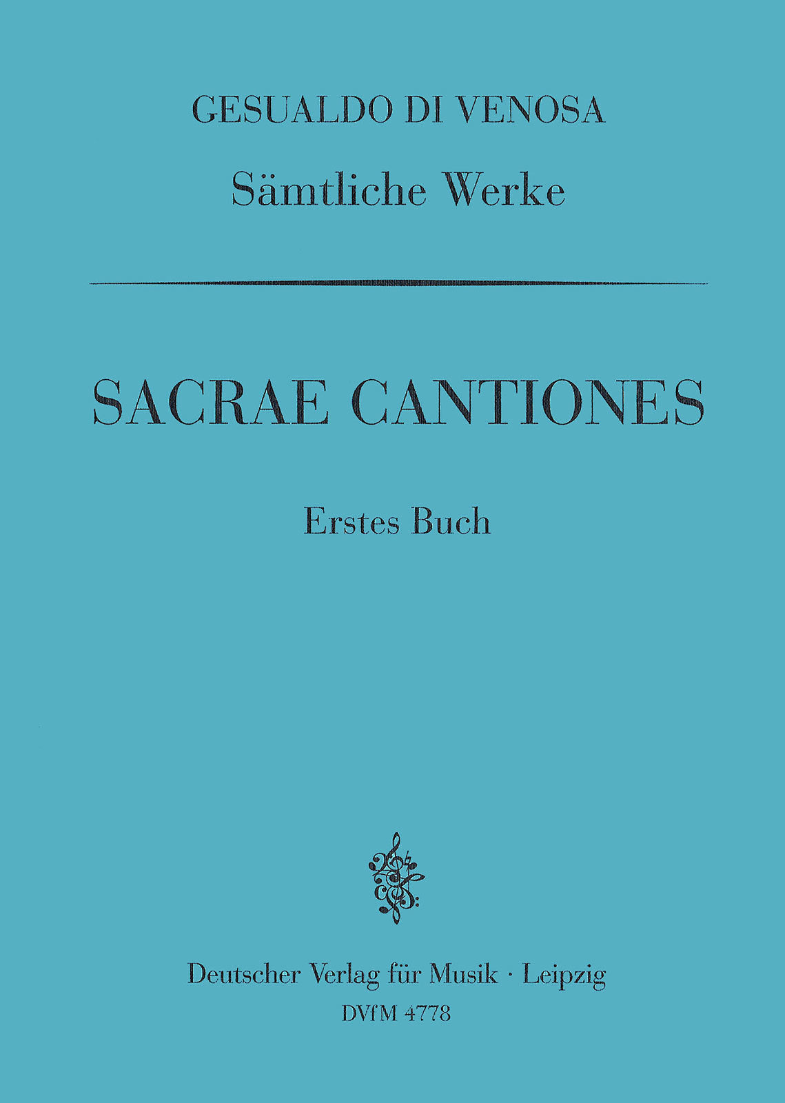 Gesualdo: Sacrae Cantiones - Book 1 (Op. 9)