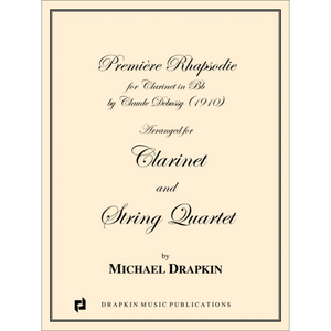 Debussy: Première Rhapsodie (arr. for clarinet and string quartet)
