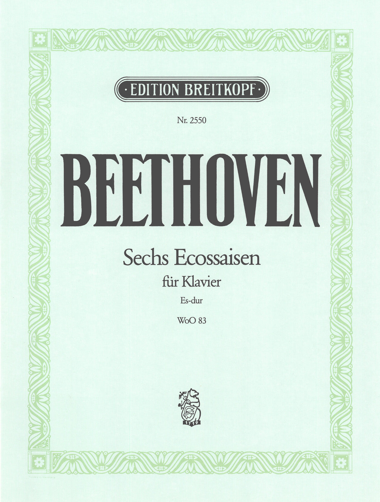 Beethoven: 6 Écossaises, WoO 83