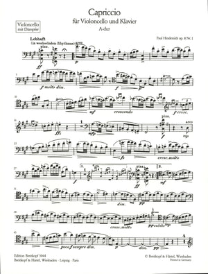 Hindemith: Capriccio in A Major, Op. 8, No. 1