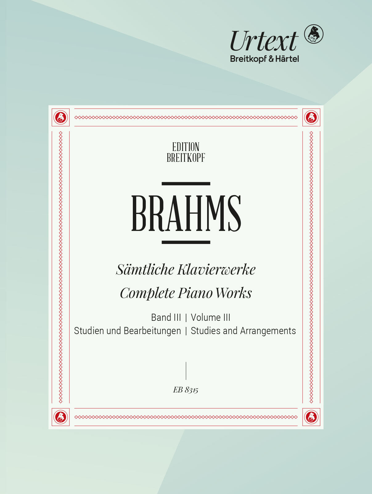 Brahms: Complete Piano Works - Volume 3 (Studies and Arrangements)