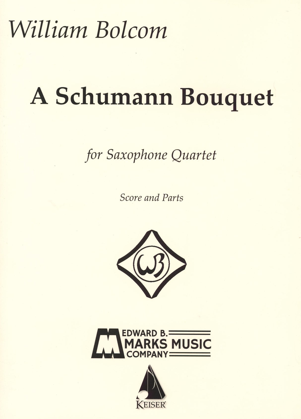 Bolcom-Schumann: A Schumann Bouquet