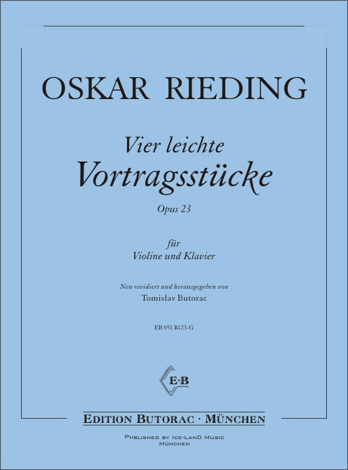 Rieding: 4 Easy Pieces, Op. 23