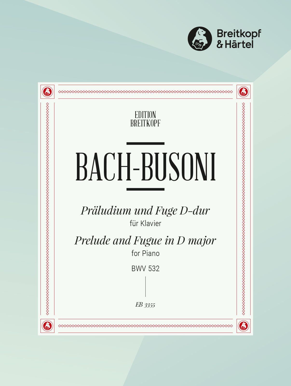 Bach-Busoni: Prelude and Fugue in D Major, BV B 20