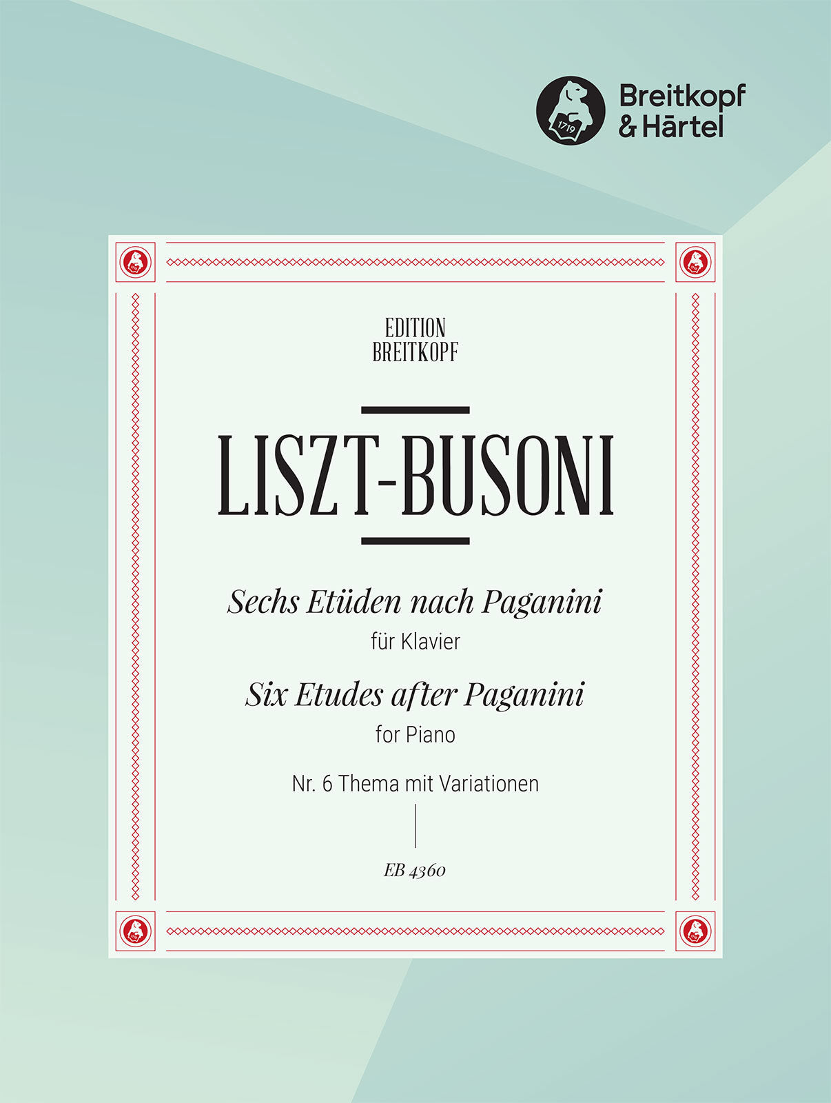 Liszt-Busoni: Etude No. 6 after Paganini - "Theme and Variations"
