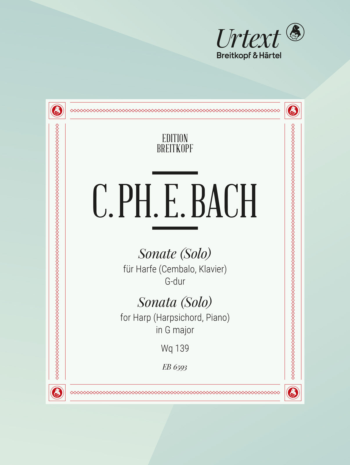 C.P.E. Bach: Harp Sonata in G Major, Wq. 139