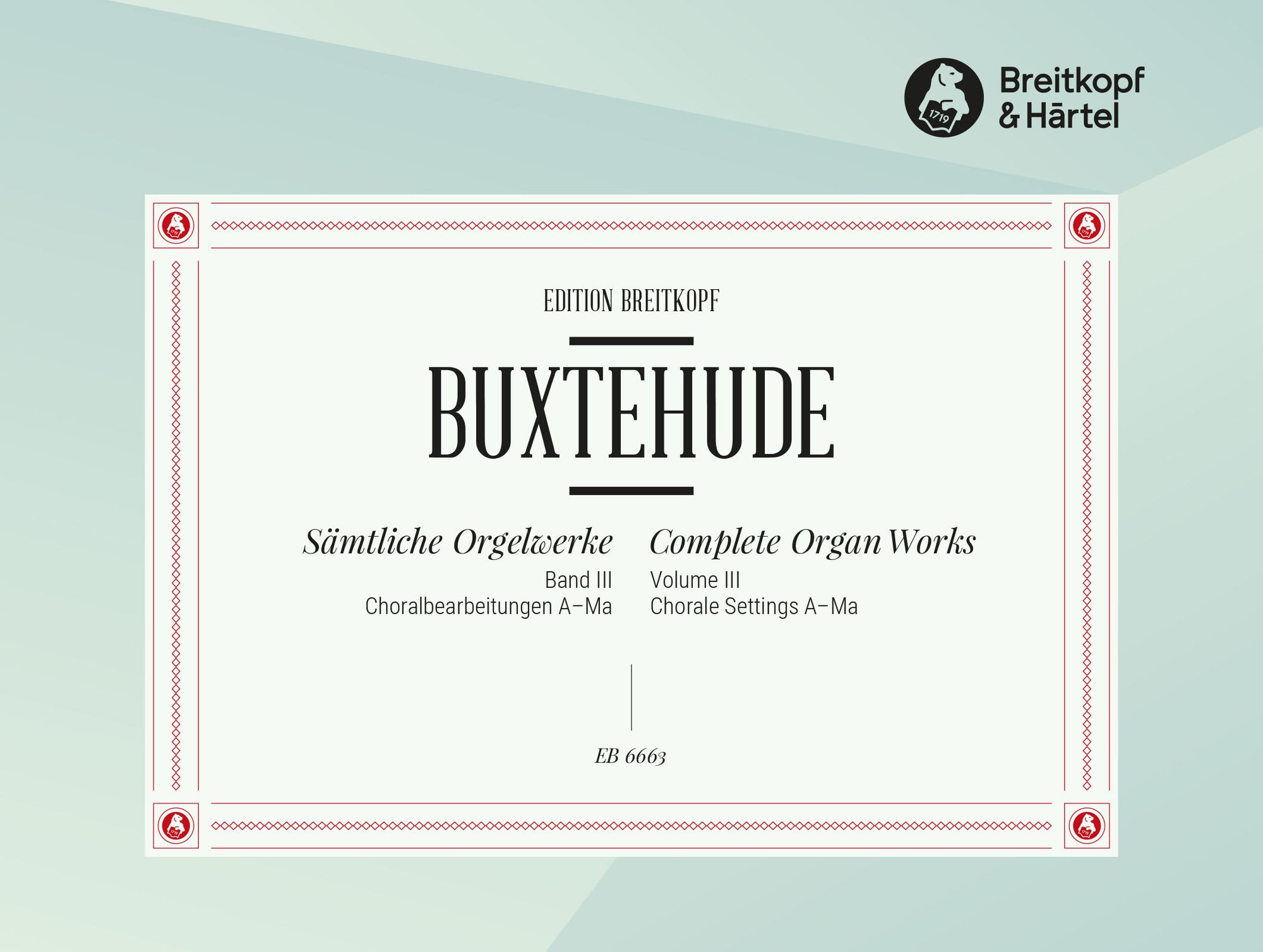 Buxtehude: Chorale Settings, BuxWV 177-205