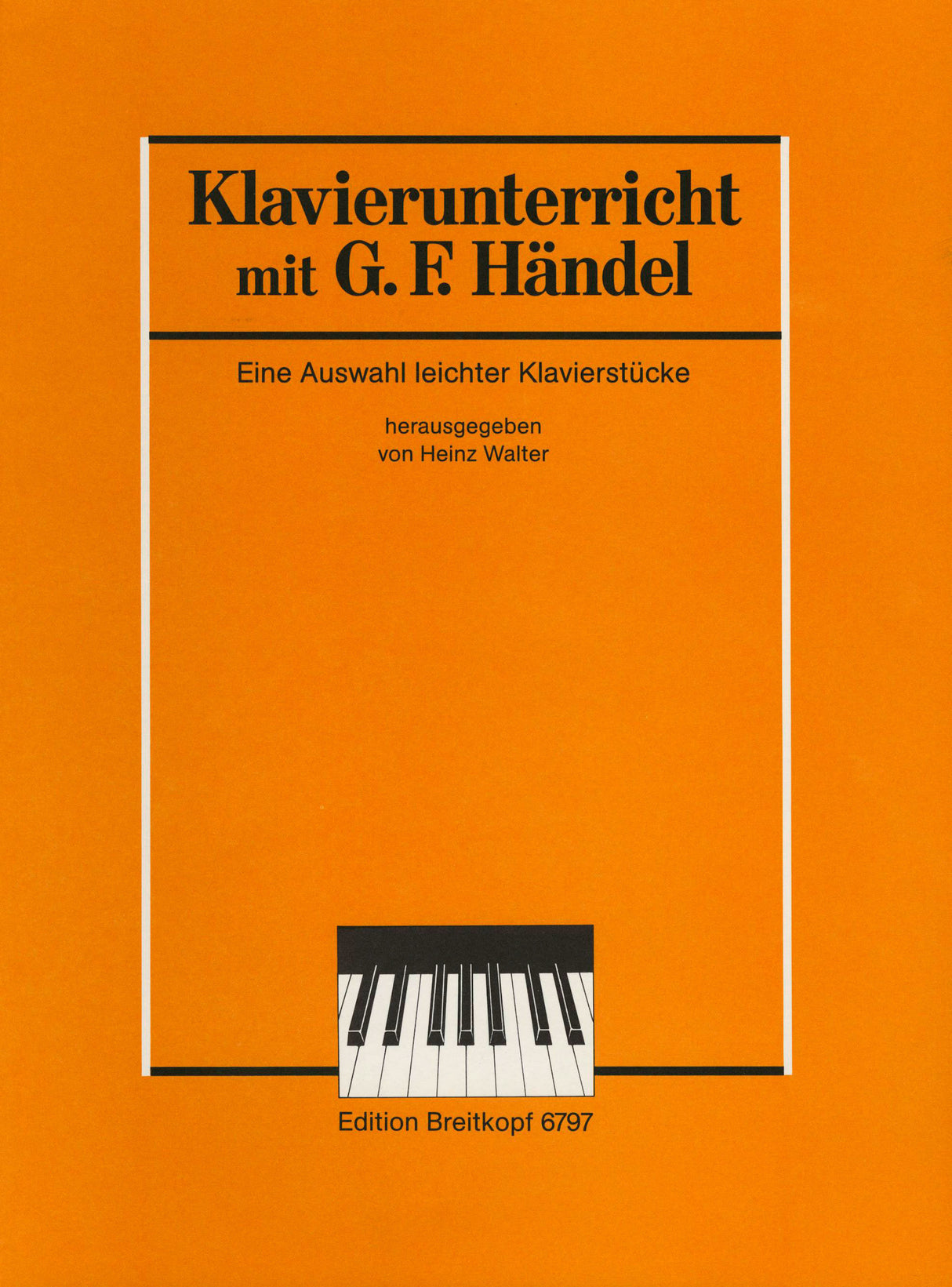 Easy Piano Pieces by Handel