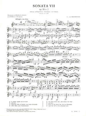 Beethoven: Violin Sonata in C Minor, Op. 30, No. 2