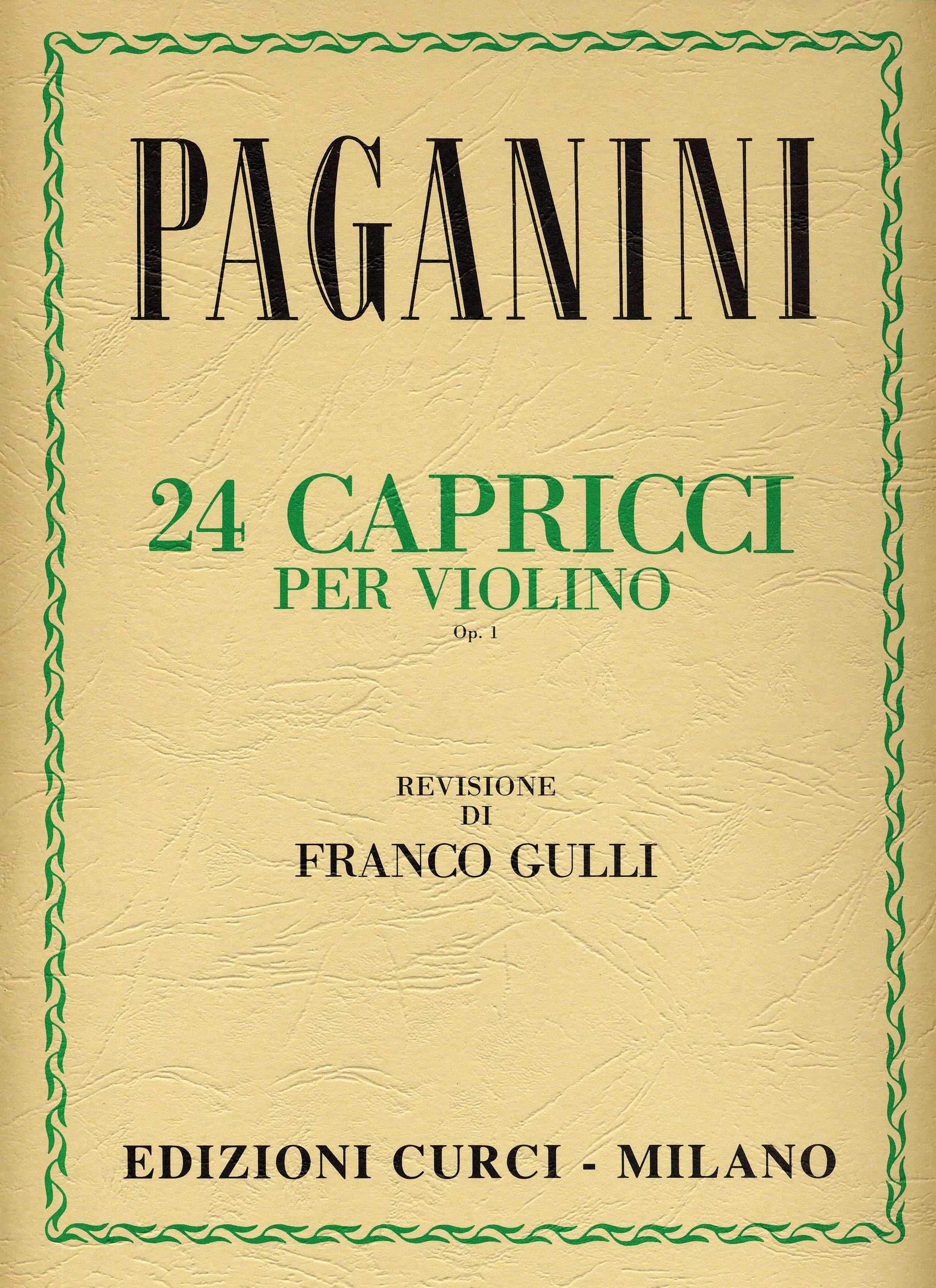 Paganini: 24 Caprices, Op. 1