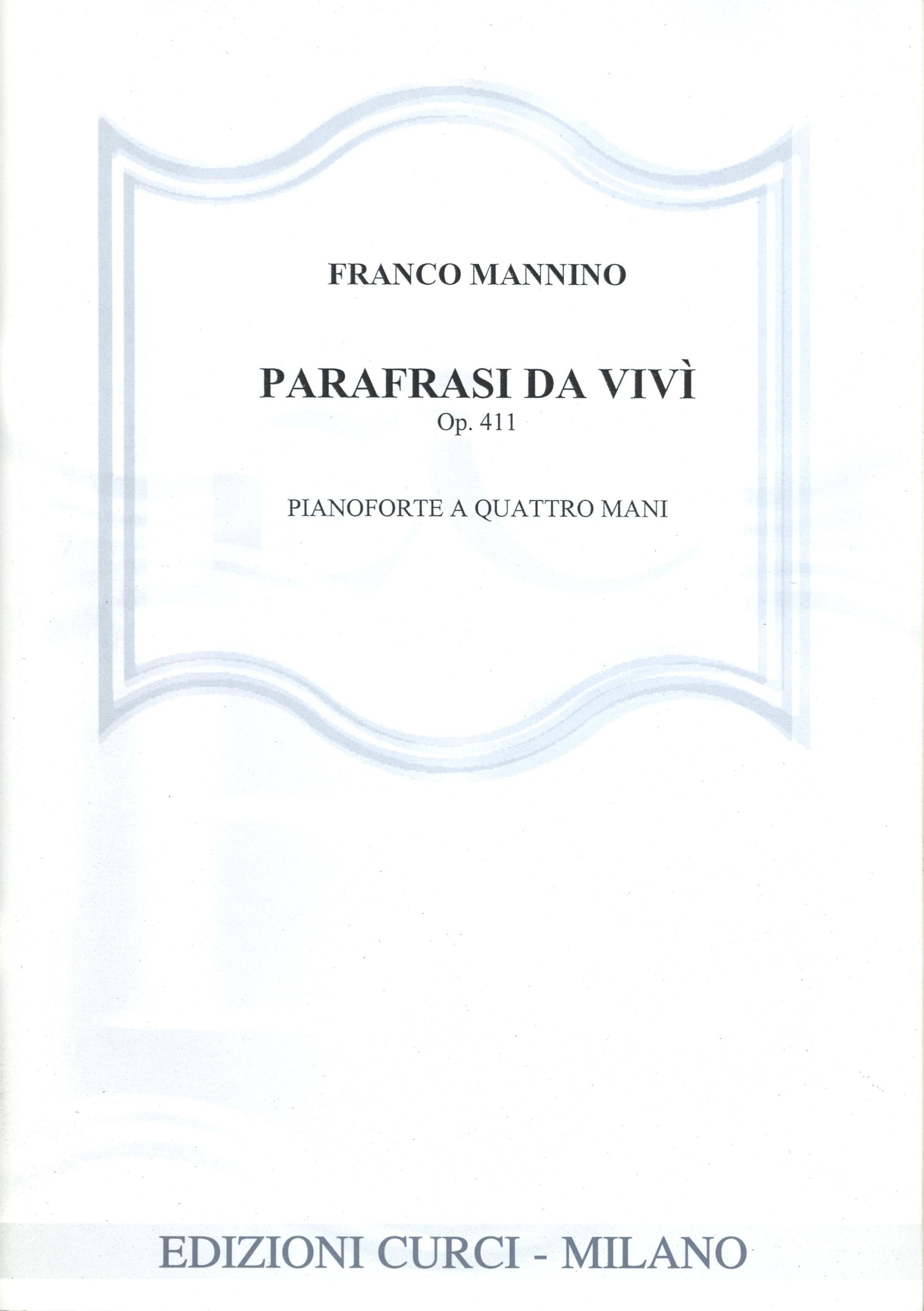 Mannino: Parafrasi da Vivì, Op. 411