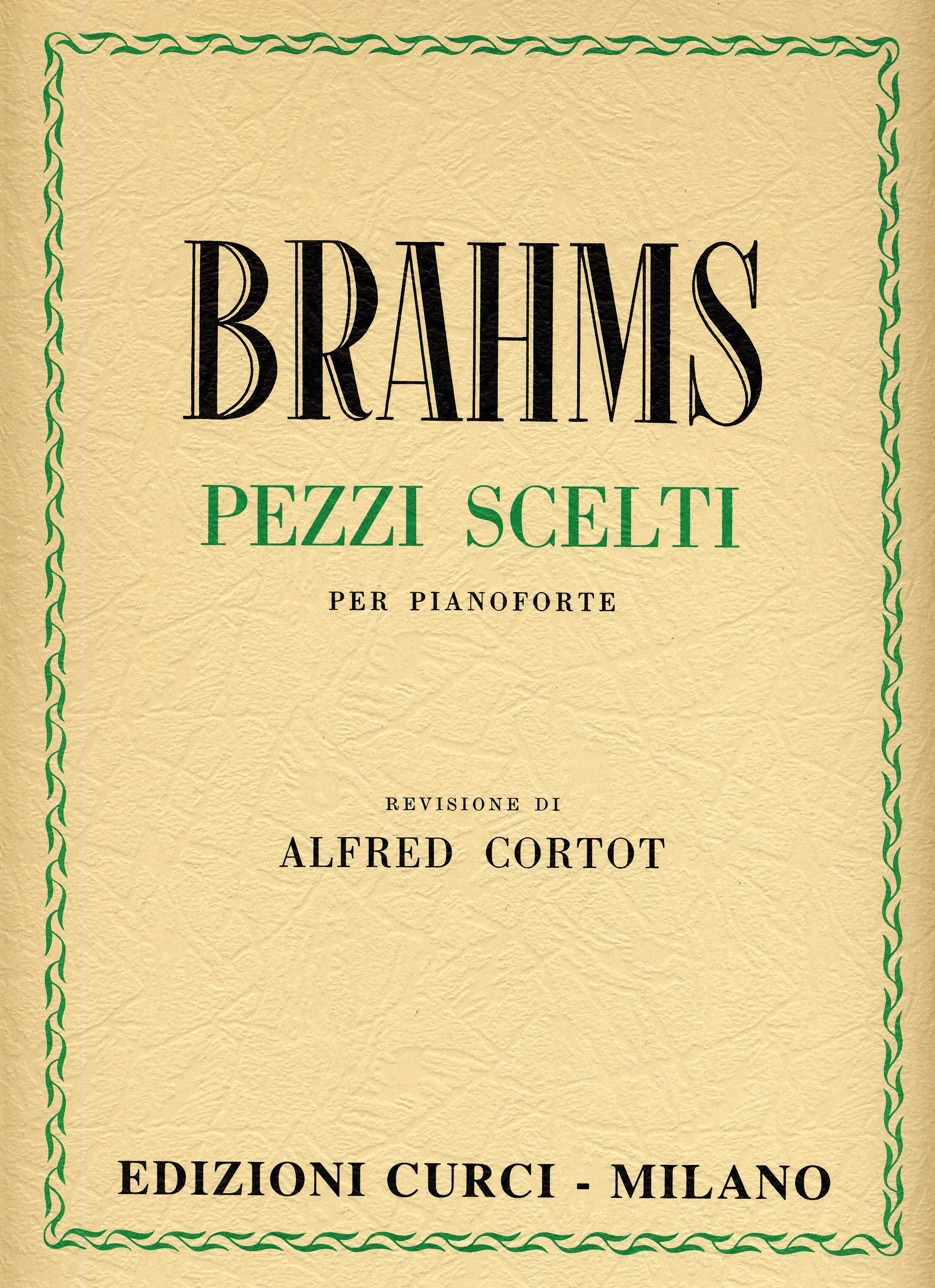 Brahms: Selected Piano Pieces