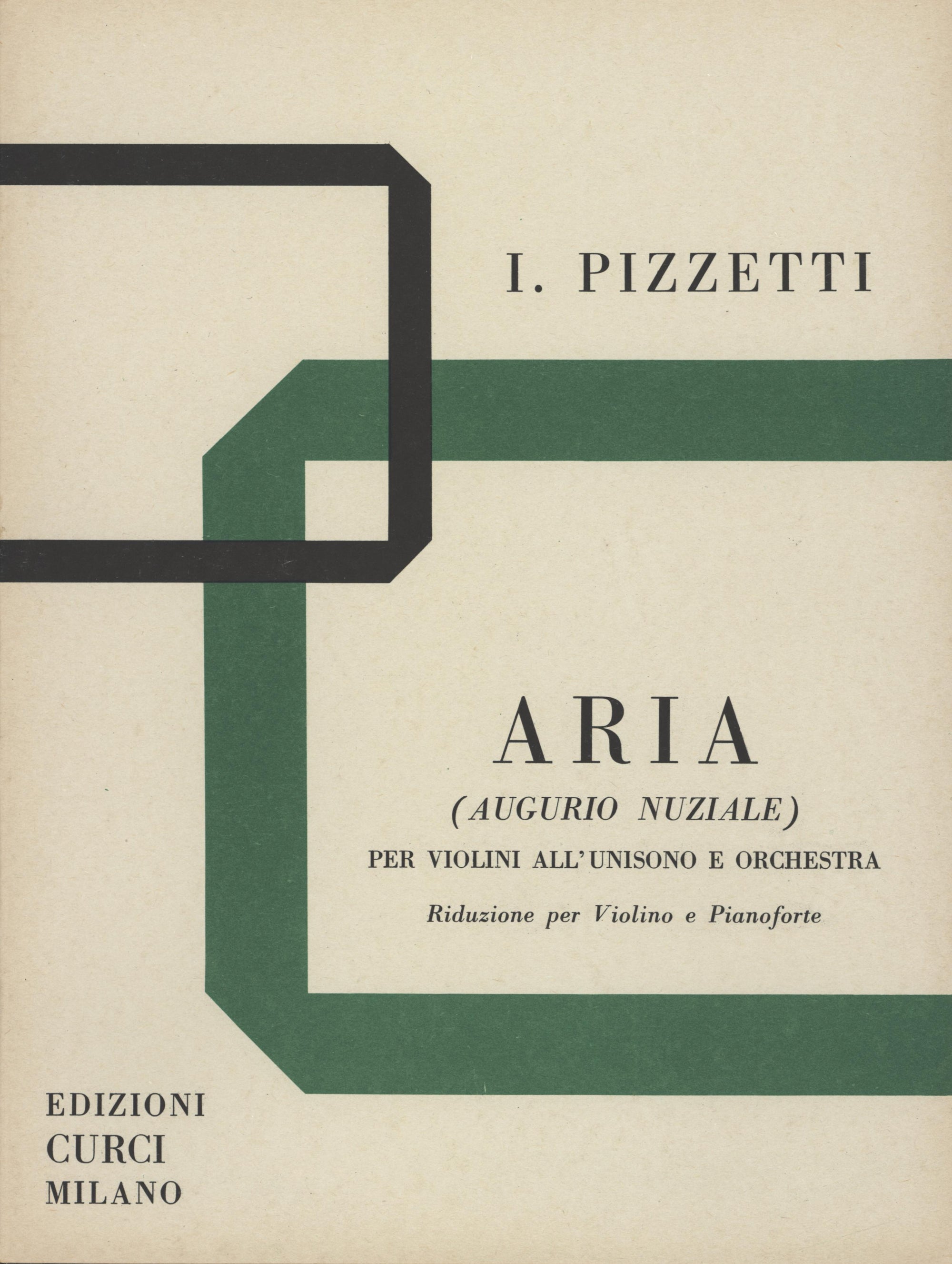 Pizzetti: Aria (Augurio nuziale)
