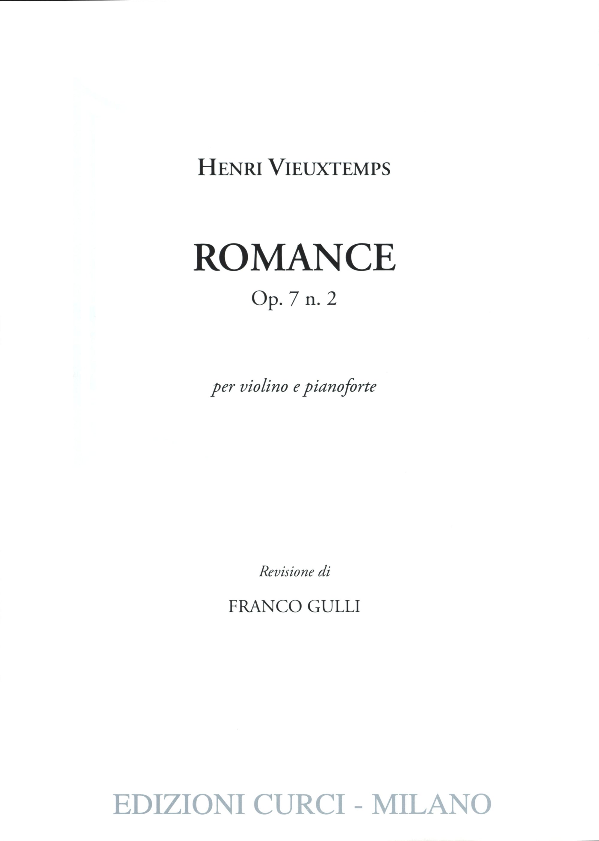 Vieuxtemps: Romance, Op. 7, No. 2