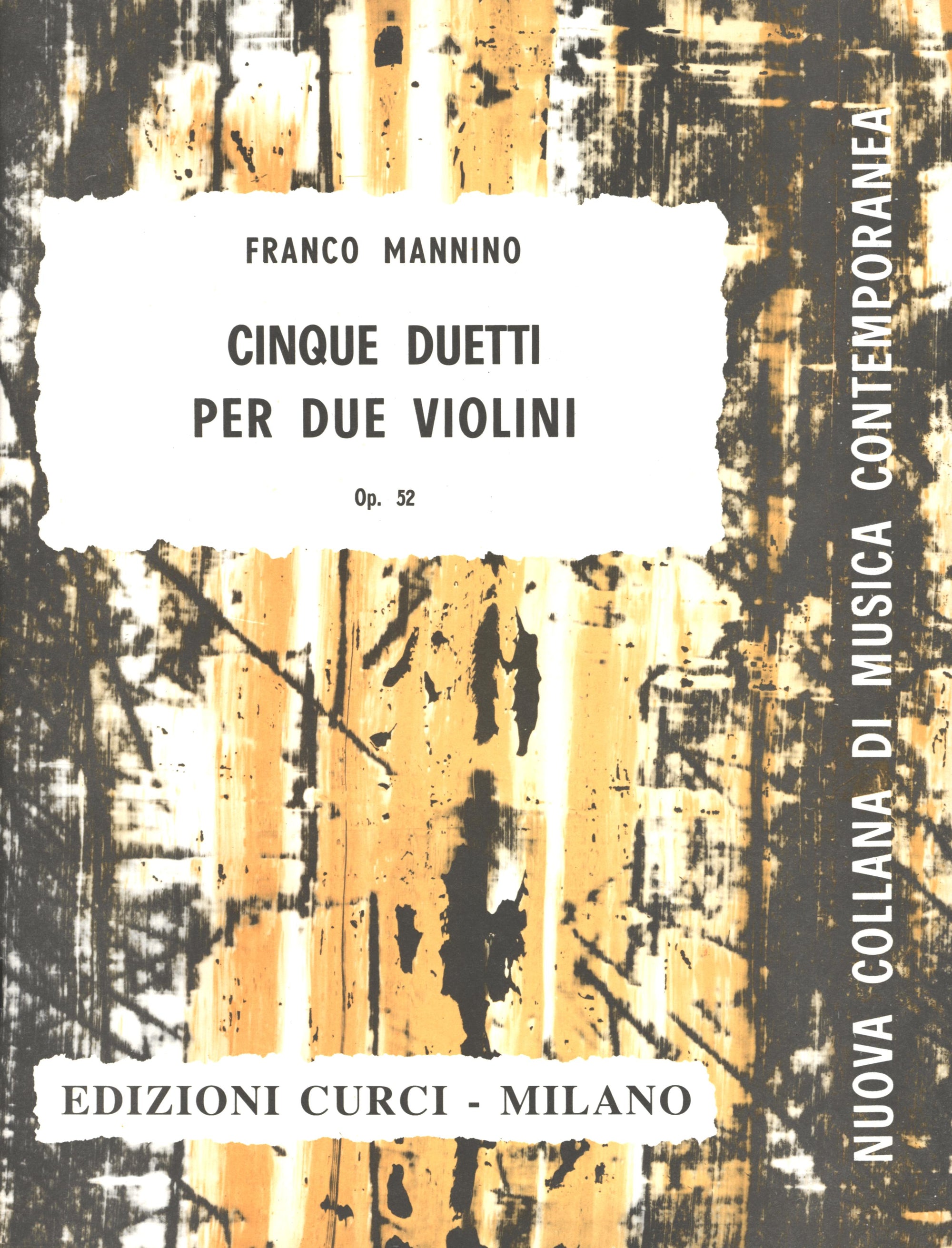 Mannino: 5 Duets for Two Violins, Op. 52